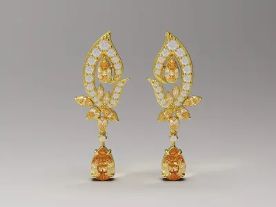 Earring Design 3D print model purchase