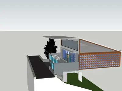 3D Model of Stage Supermarket Building 3D model