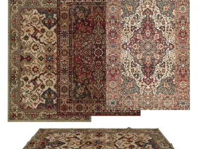 Rugs No 988 Low-poly 3D model
