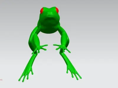model frog 3D model