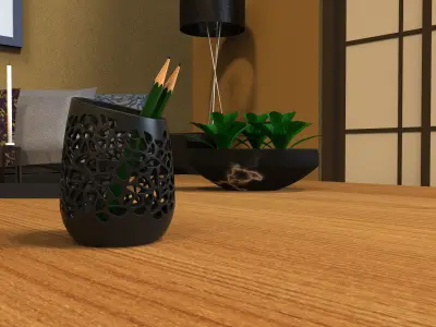 Pen holder Free 3D print model