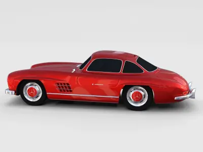 Mercedes 300SL Pack 3D model