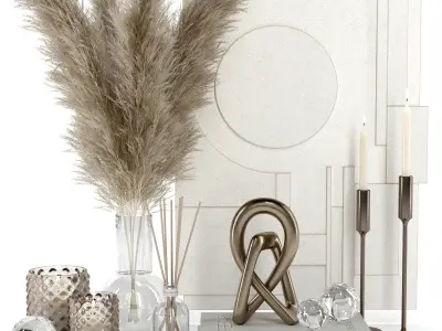 Decorative set 12 3D model