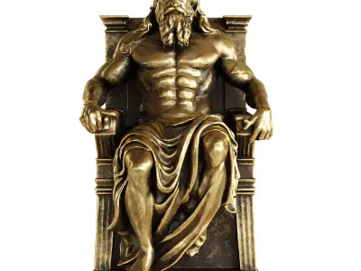 zeus statue 3D model
