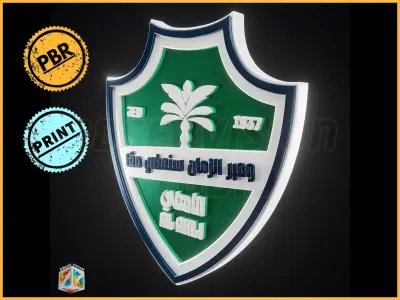 Al Ahli logo - Cinematic - 3D print 3D model