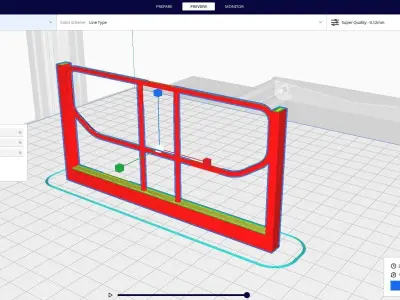 railing  3D print model