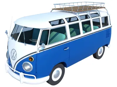 Volkswagen Camping Bus 3D model