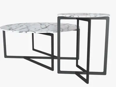 Beymen coffee and side table 3D model