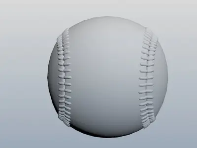 baseball ball 3D model