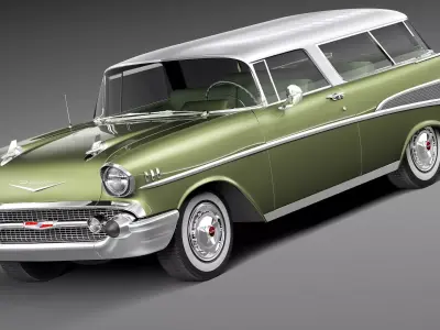 Chevrolet Nomad 1957 3D model