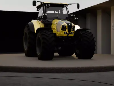 Tractor 3D model from CGTrader