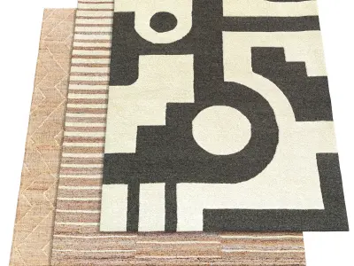 Brook rug 3D model