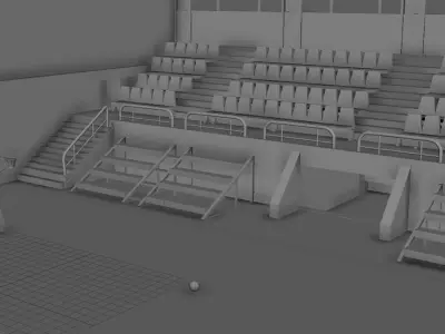 Low-Poly Basketball 3D Model - Game-Ready Asset for CG Projects Low-poly 3D model
