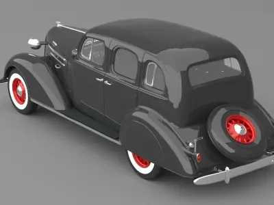 1936 Chevrolet Standard Sedan 3D model