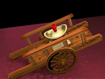 Chinese cart  3D model