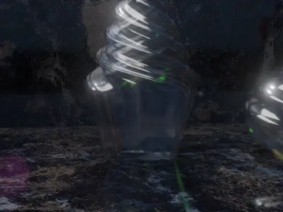 Four Vases 3D model