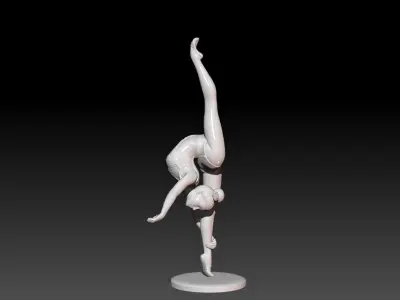 Gymnast-gymnastic Pose 3D print model