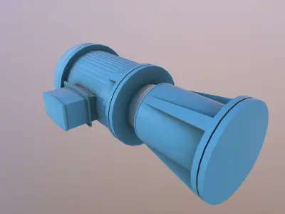 Pump 3D Model Low-poly 3D model purchase