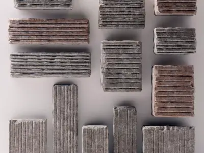 Slab decor hole facture n1 3D model