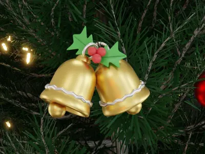 Christmas Bells 3D model