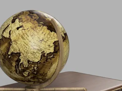 Sepia World 3D model