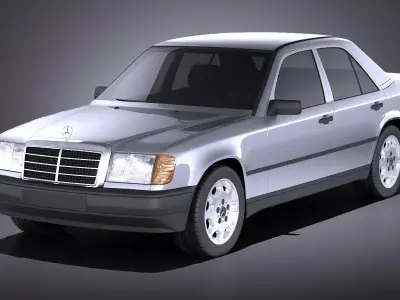 Mercedes W124 E class 1990 VRAY 3D model