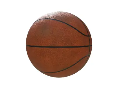 Basketball Low-poly 3D model 4