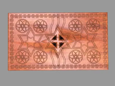 Classic Table  Low-poly 3D model