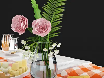 Table Setting 12 3D model