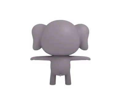 Little Elephant 3D model