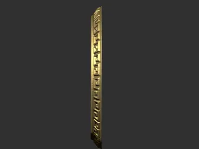 dragon gold medallion 3D print model