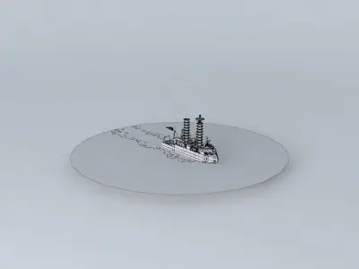 ARGO NAUTIX Algae Star polar research and discovery ship FULL... 3D model