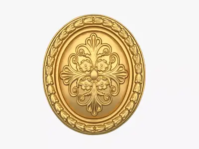 Classic decor ornament 263 3D model