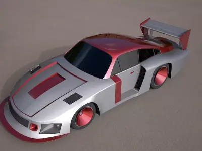  nascar racing vehicle 3d model 3D model