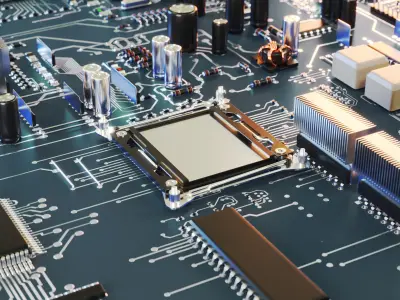 Motherboard Vray Redshift 3D model