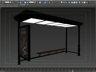 BUS STATION 2 3D model