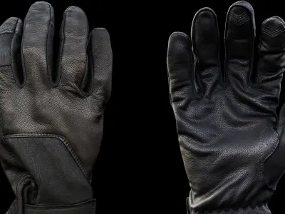 Tactical Gloves 050 Low-poly 3D model