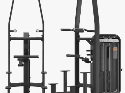 E-7009 Dip Chin Assist 3D model