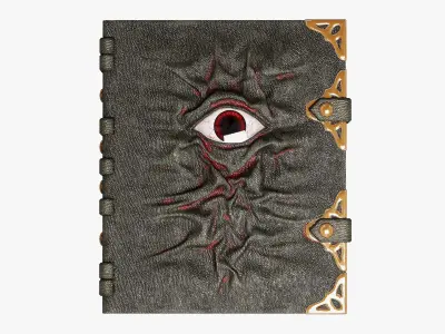 Witch Eye Book 3D model