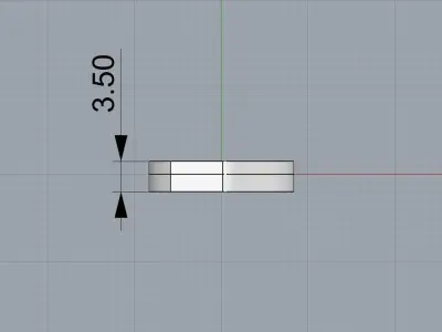 JURASSIC PARK LOGO 3D model