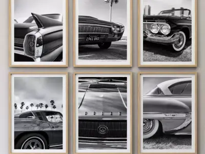 JUNIQE Car picture set-01 3D model