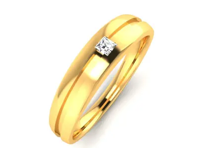 Solitaire Women Wedding Engagement Ring 3D print model purchase