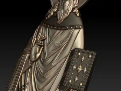 Saint Rafael 3d model 3D model