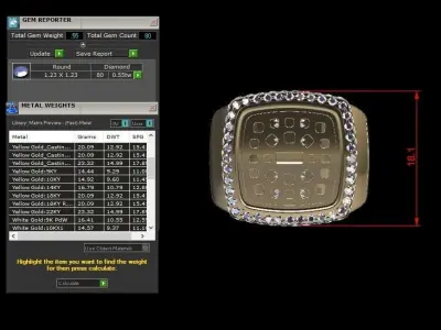 Fred Pain de Sucre Ring 3D print model