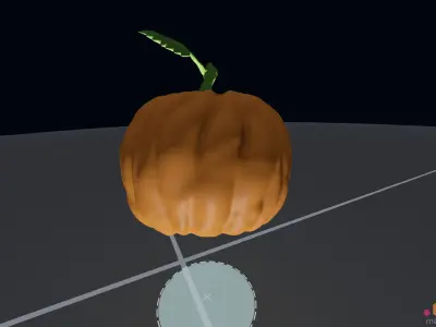 Halloween Pumpkin   High Level of Detail   Organic Looking 3D model