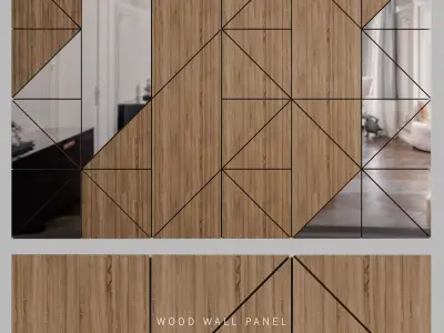 Wall Panel 10 3D model