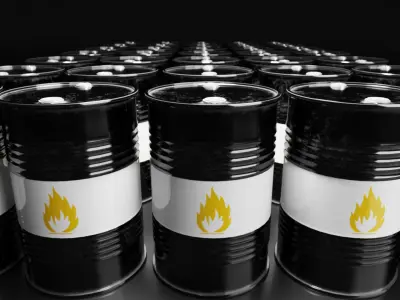 Fuel Barel Free low-poly 3D model