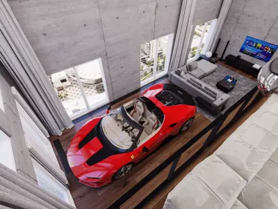 Ferrari J50 Penthouse 3D model