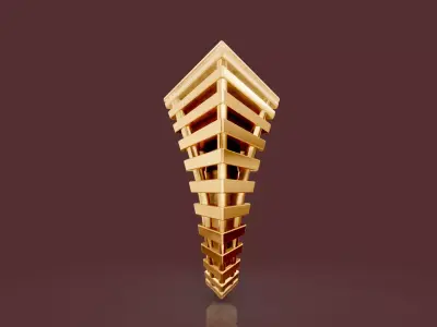 luxury iconic engagement unique ring 3D print model