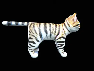 Little Kittie Cat 3D model